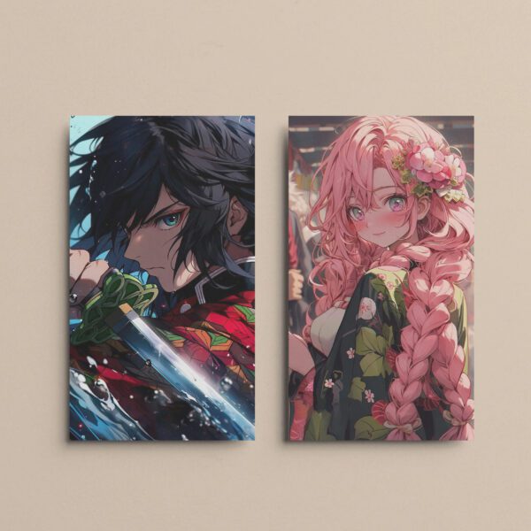 Demon Slayer Aesthetic Bookmarks/ Trading Cards