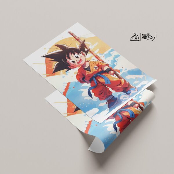 Kid Goku Nostalgic Cute Poster - Anime Wall Decorations - Image 3