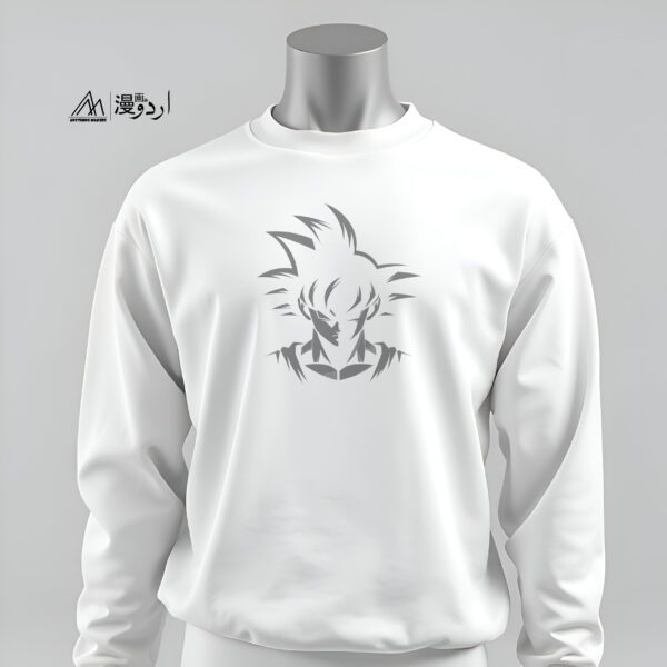 Goku Badass Outline Sweatshirt - Image 2